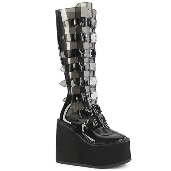 DemoniaCult SWING-815C Damen Stiefel Schwarz  EU 37