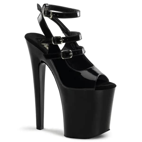 Pleaser XTREME-873 Damen Sandale Schwarz  EU 38