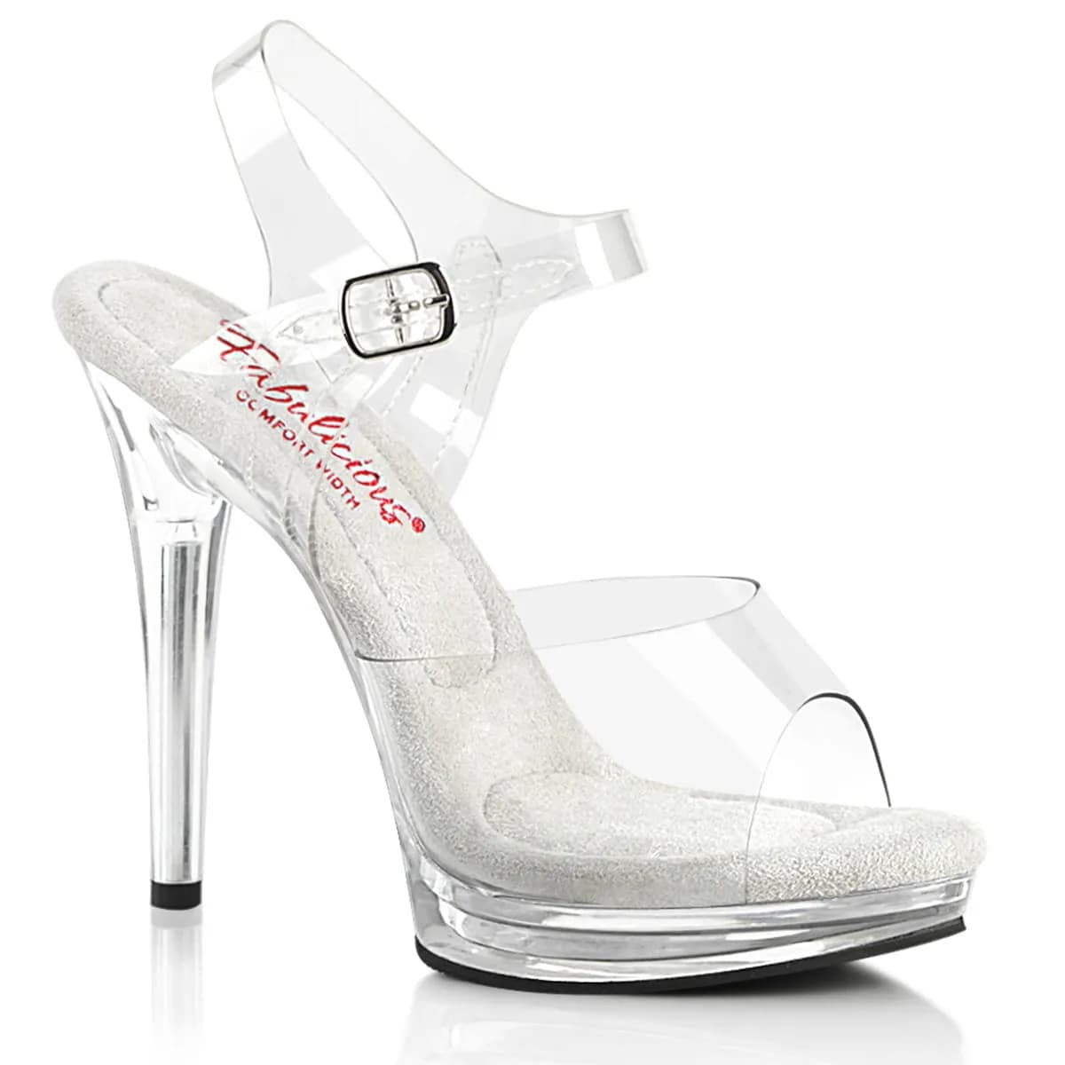 Fabulicious GLORY-508 Damen Sandale Transparent  EU 41