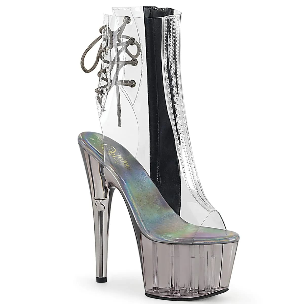 Pleaser ADORE-1018CT Damen Stiefelette Transparent  EU 38