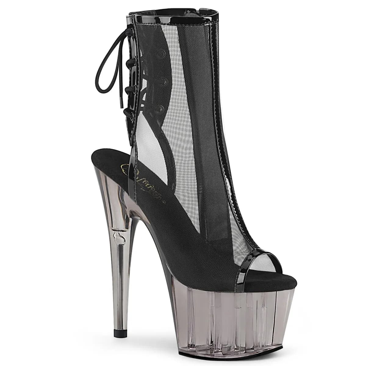 Pleaser ADORE-1018MSHT Damen Stiefelette Schwarz