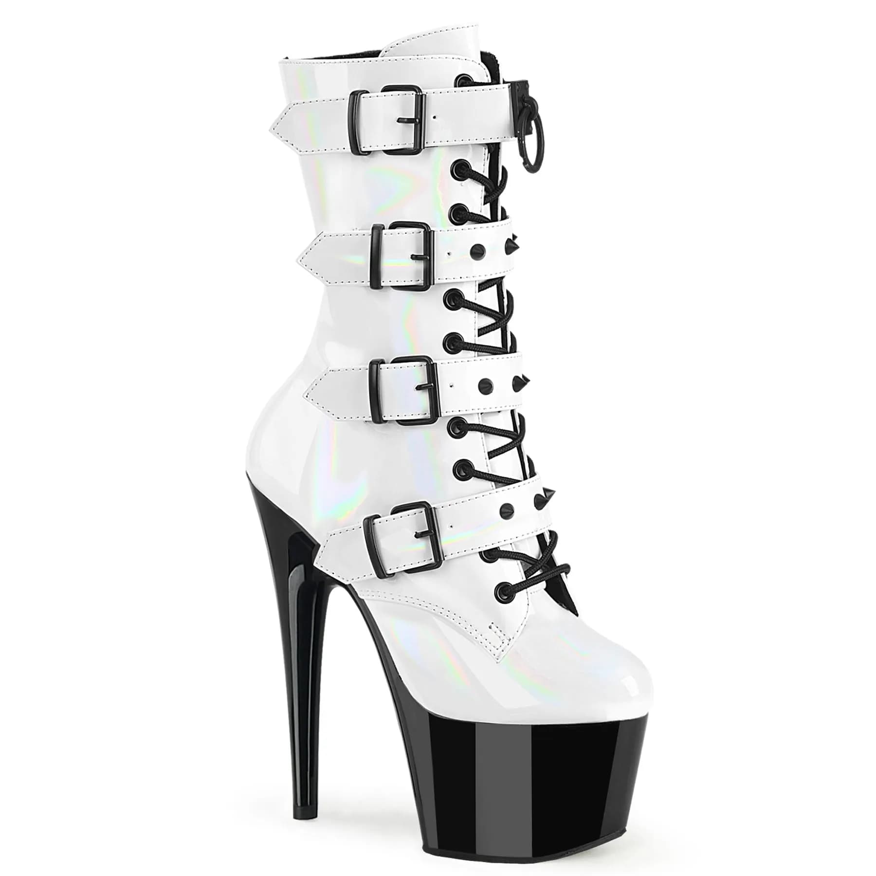 Pleaser ADORE-1046TT Damen Stiefelette Weiß  EU 39