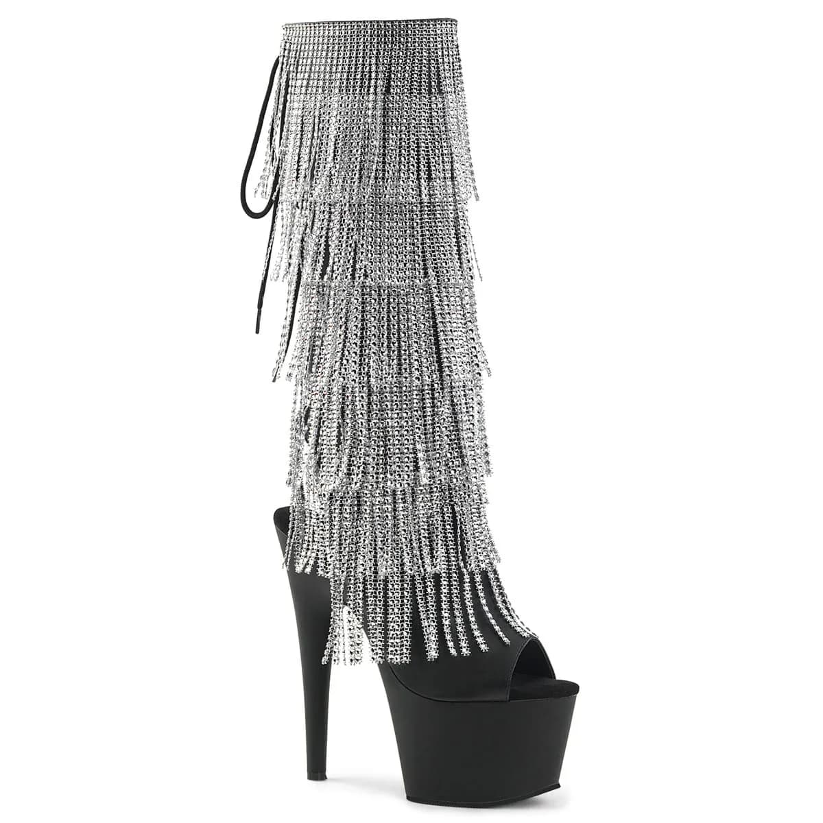 Pleaser ADORE-2024RSF Damen Stiefel Schwarz  EU 35