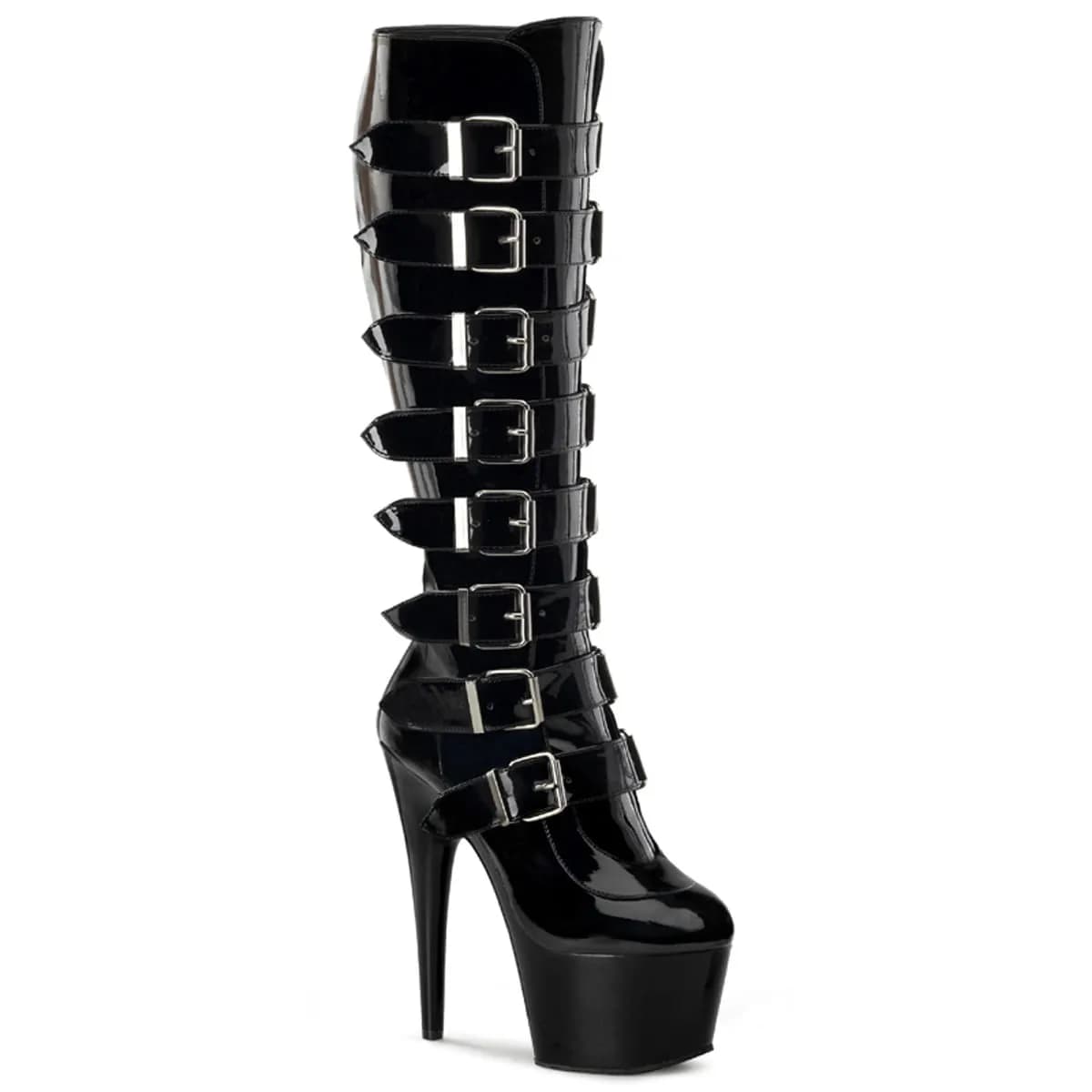 Pleaser ADORE-2043 Damen Stiefel Schwarz  EU 41