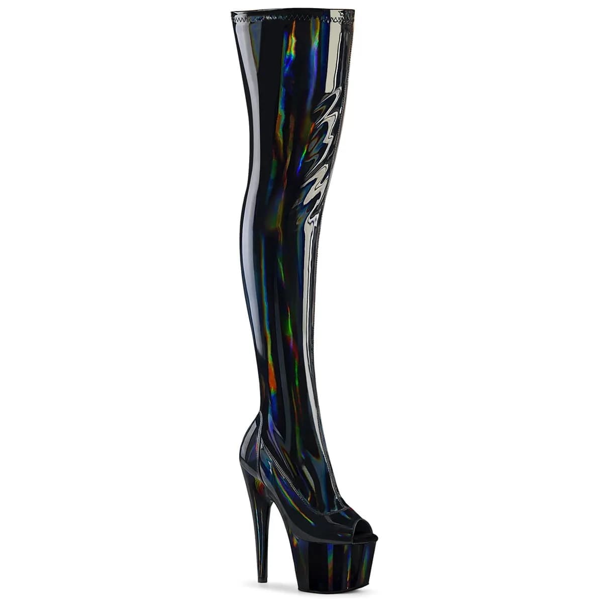 Pleaser ADORE-3011HWR Damen Stiefel Schwarz  EU 37