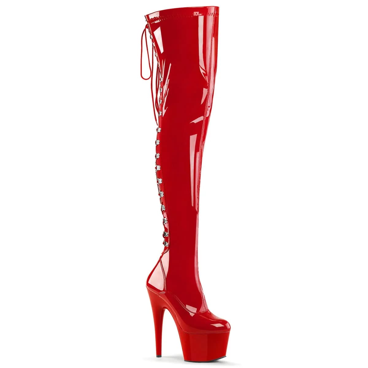 Pleaser ADORE-3063 Damen Stiefel Rot  EU 36