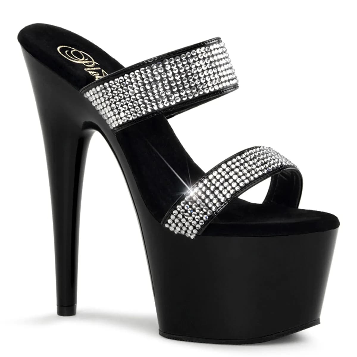 Pleaser ADORE-702-2 Damen Slipper Schwarz  EU 36