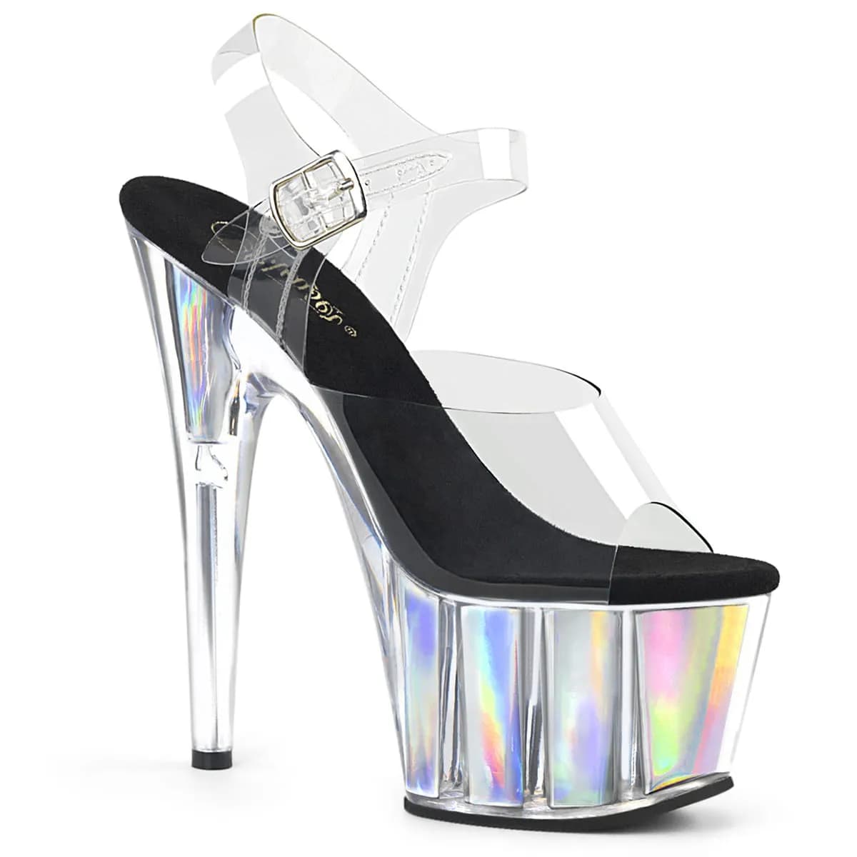 Pleaser ADORE-708HGI Damen Sandale Transparent  EU 37