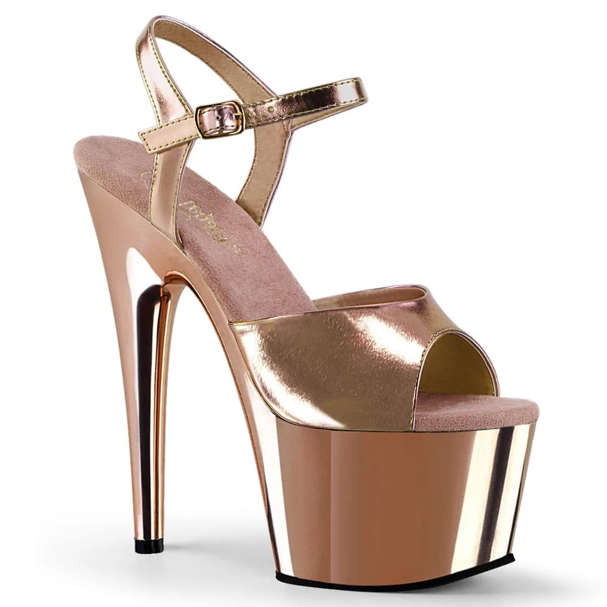 Pleaser ADORE-709 Damen Sandale Roségold Matt EU 38