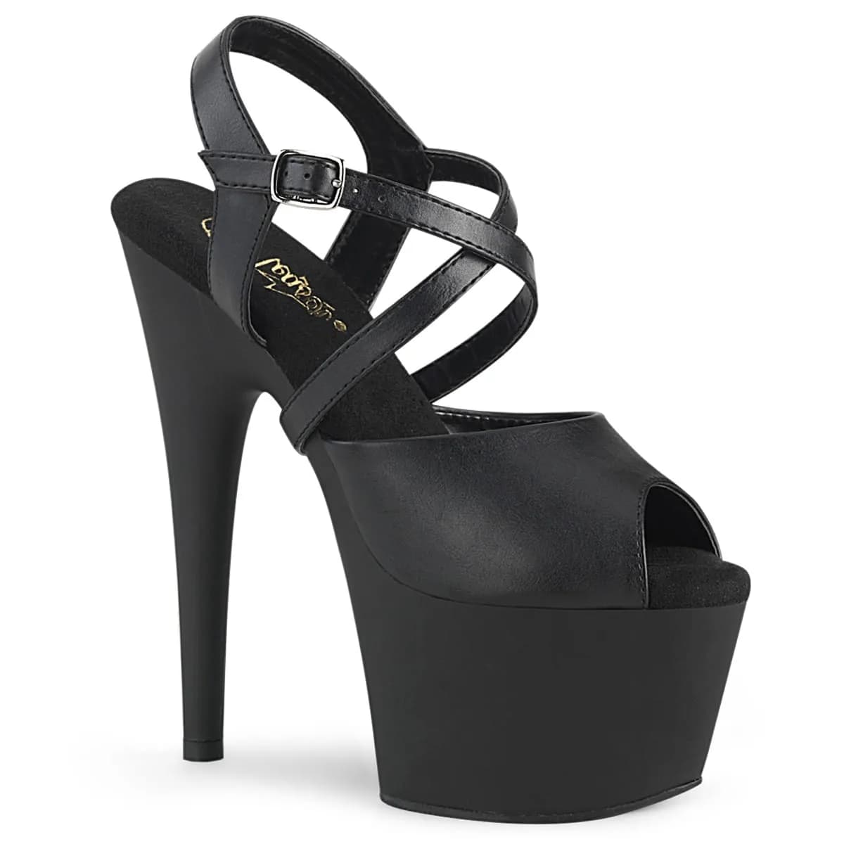 Pleaser ADORE-724 Damen Sandale Schwarz  EU 37