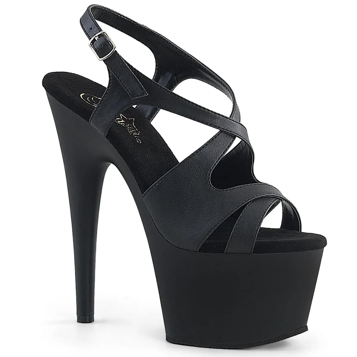 Pleaser ADORE-730 Damen Sandale Schwarz  EU 38