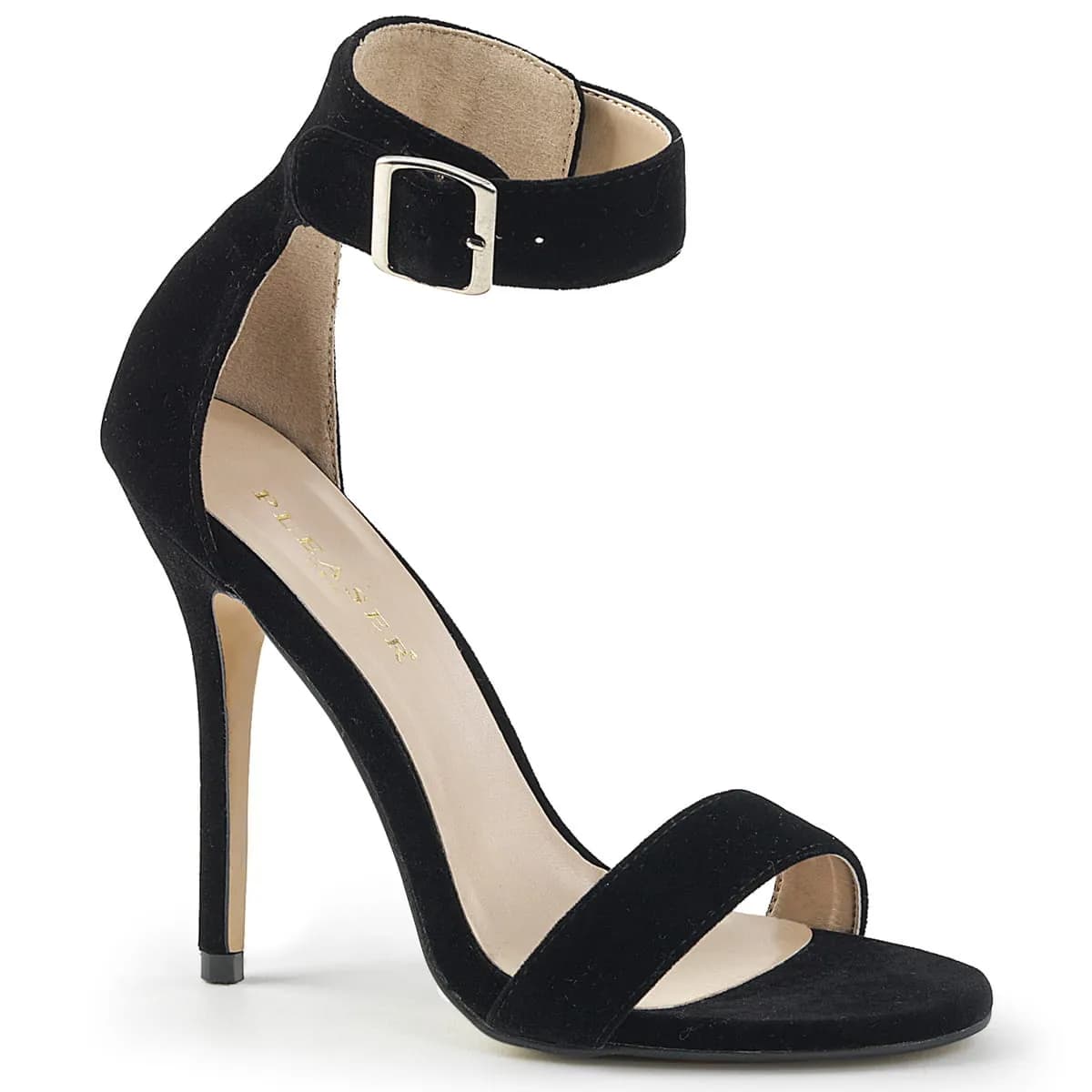 Pleaser AMUSE-10 Damen Sandale Schwarz  EU 46