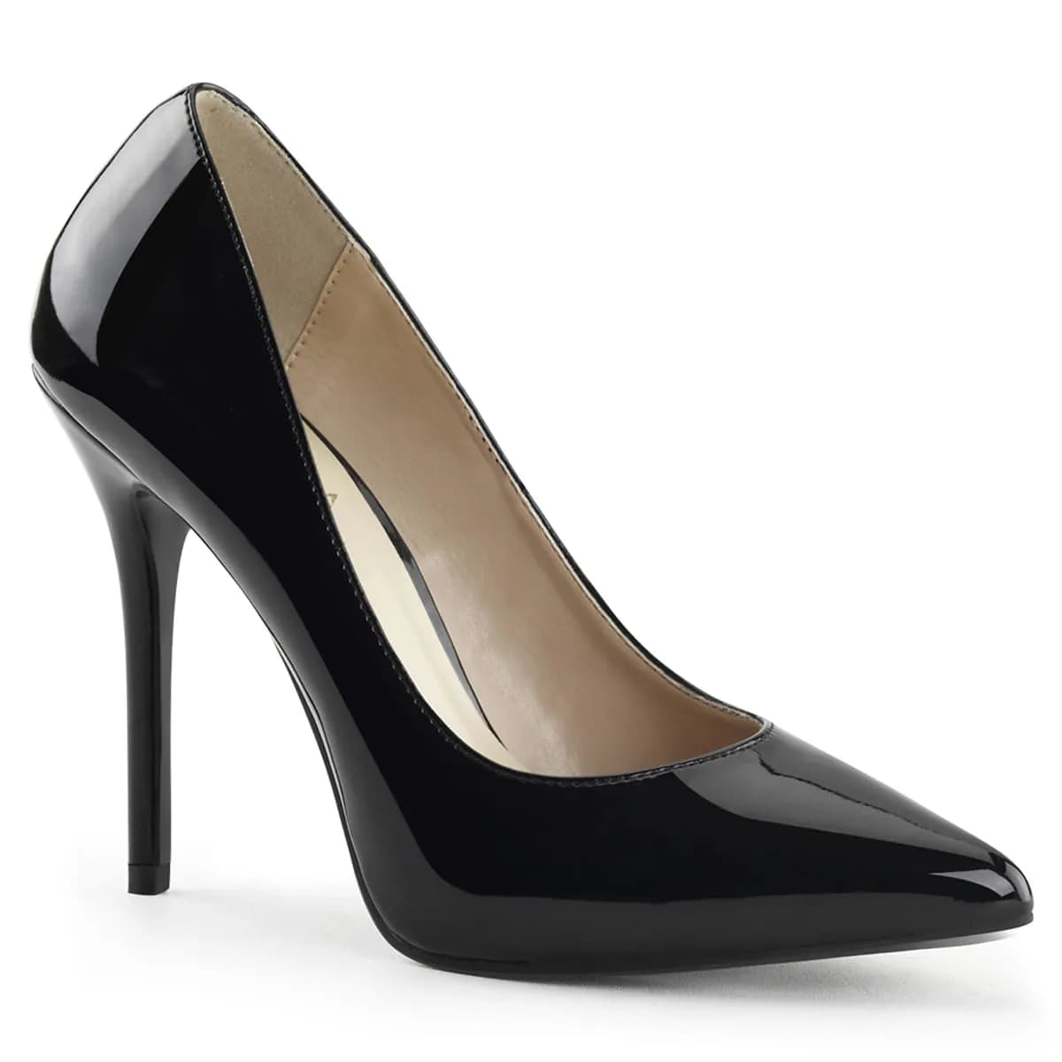 Pleaser AMUSE-20 Damen Pumps Schwarz Lack EU 39