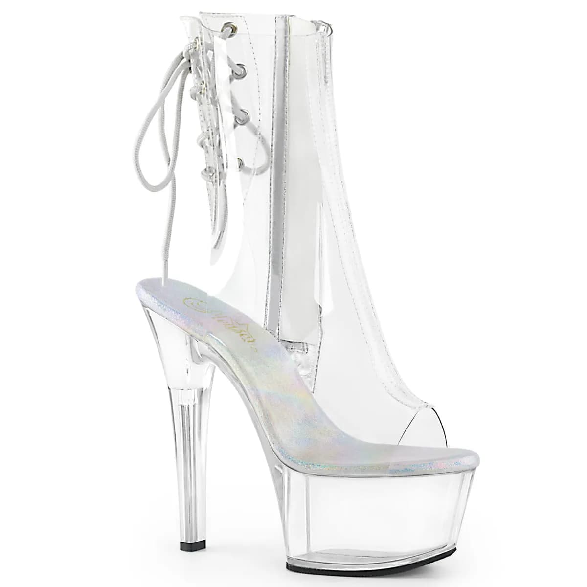 Pleaser ASPIRE-1018C Damen Stiefelette Transparent  EU 35