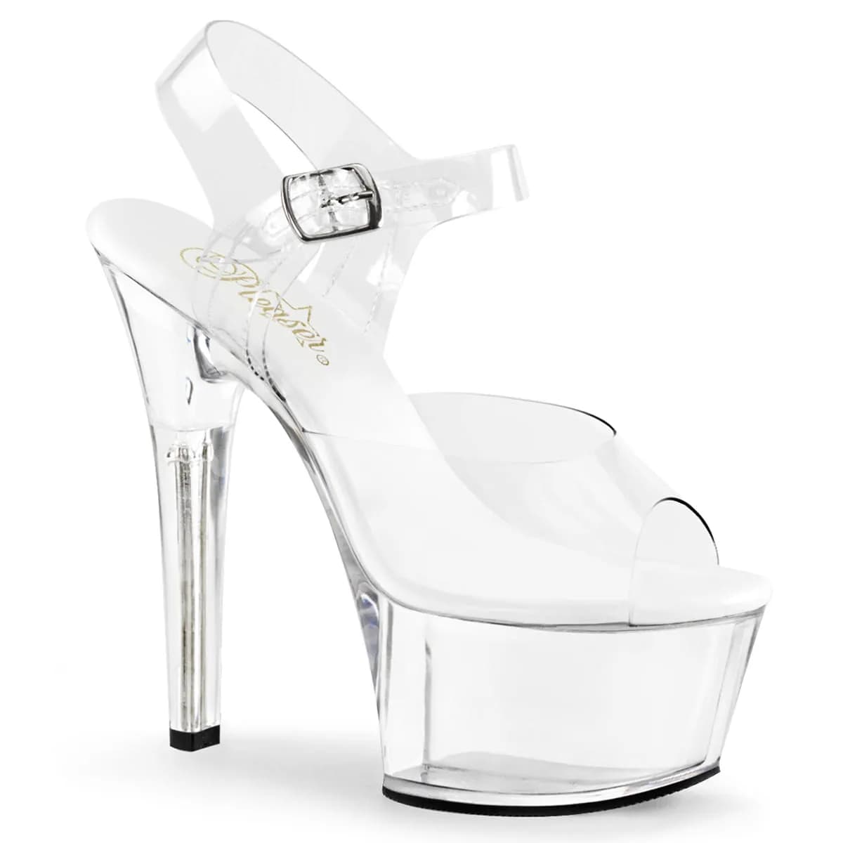 Pleaser ASPIRE-608 Damen Sandale Transparent EU 41