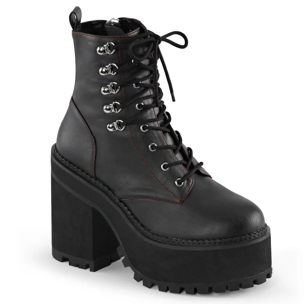 DemoniaCult ASSAULT-100 Damen Stiefelette Schwarz  EU 40