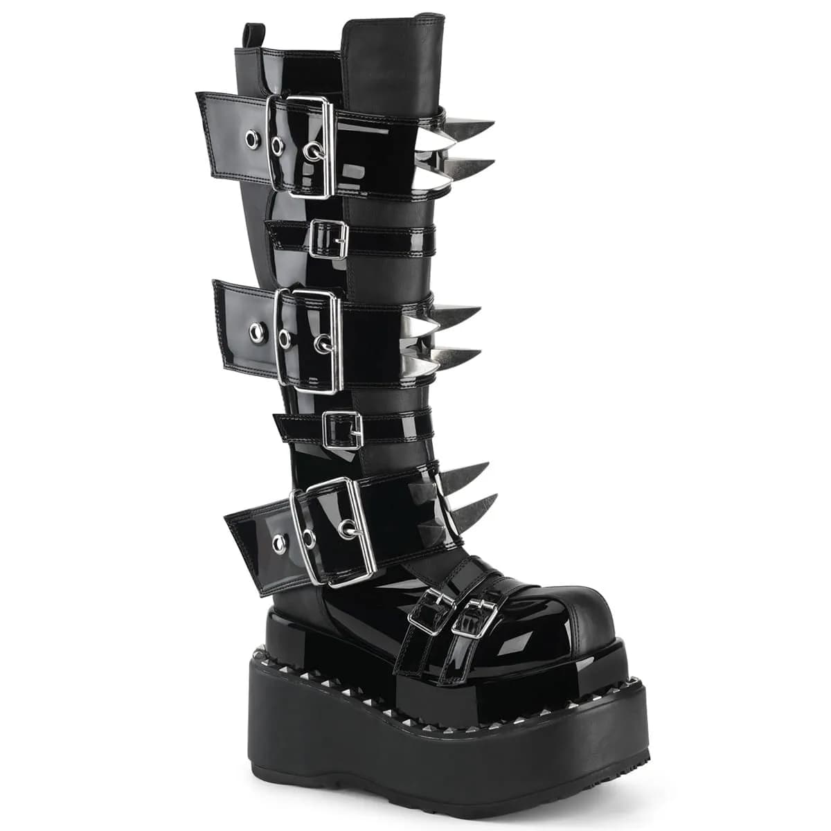 DemoniaCult BEAR-215 Damen Stiefel Schwarz  EU 38