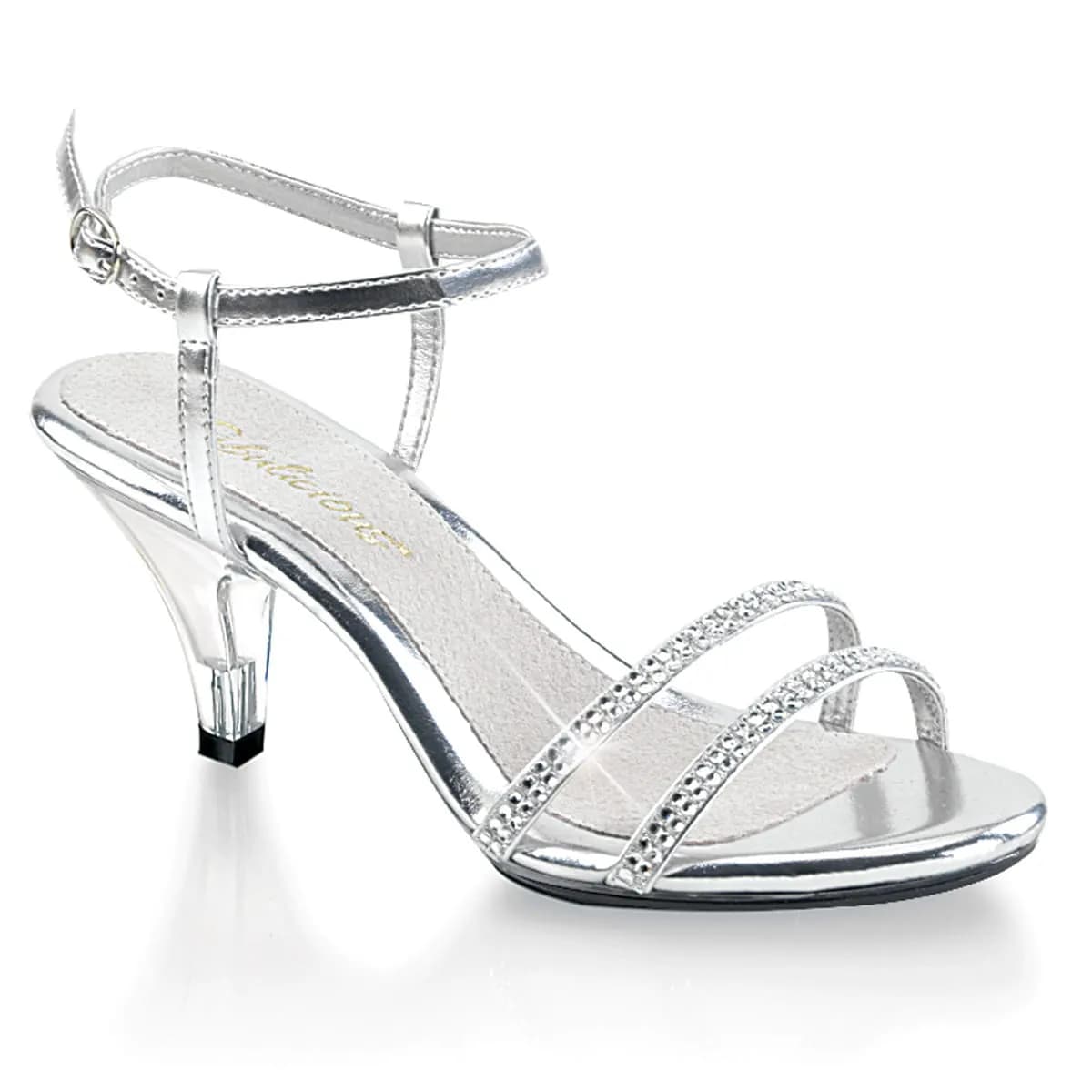 Fabulicious BELLE-316 Damen Sandale Silber