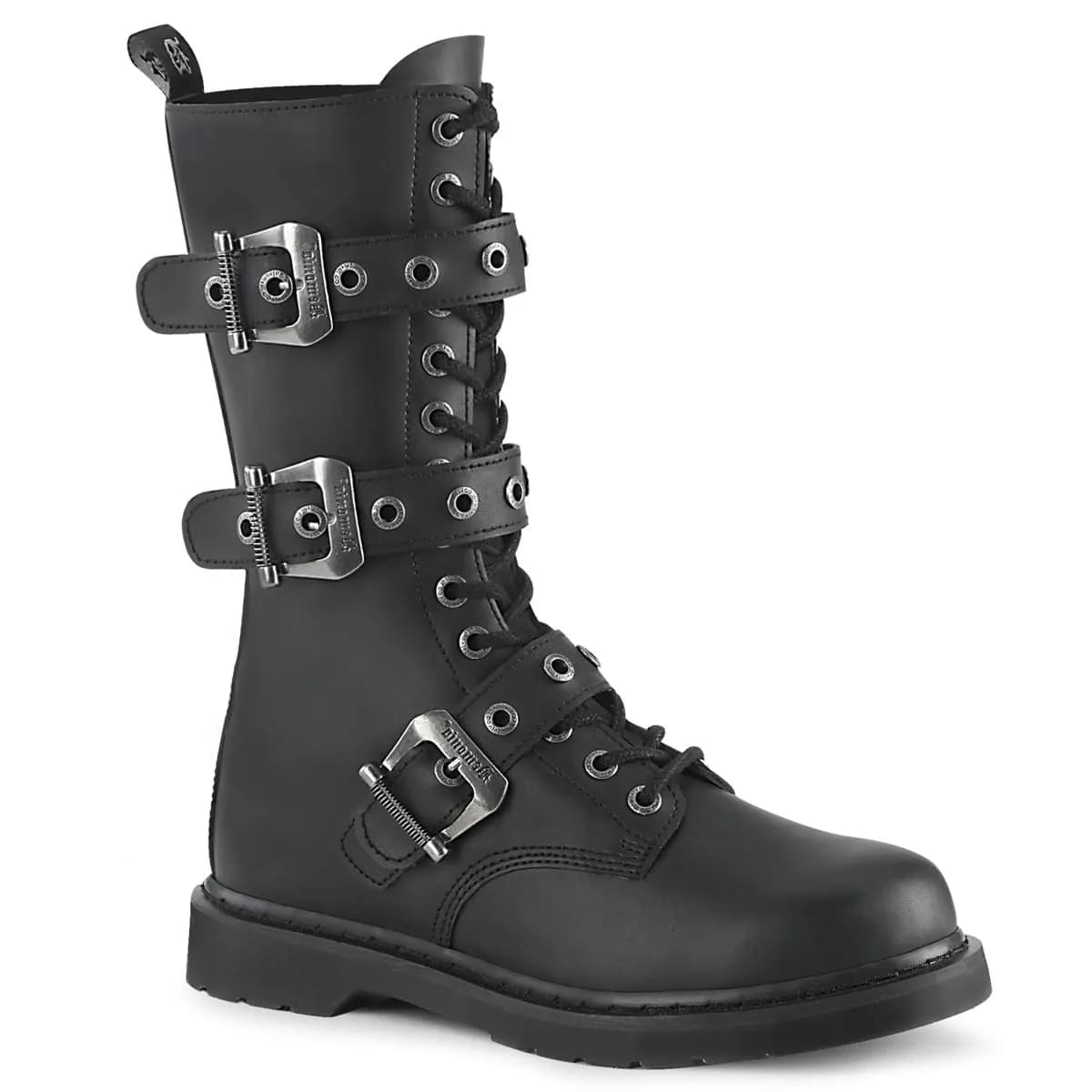 DemoniaCult BOLT-330 Unisex Stiefel Schwarz  EU 44
