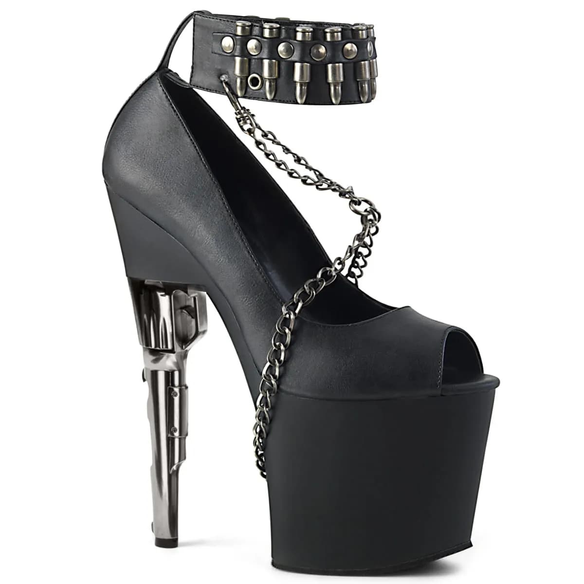 Pleaser BONDGIRL-783 Damen Pumps Schwarz  EU 37