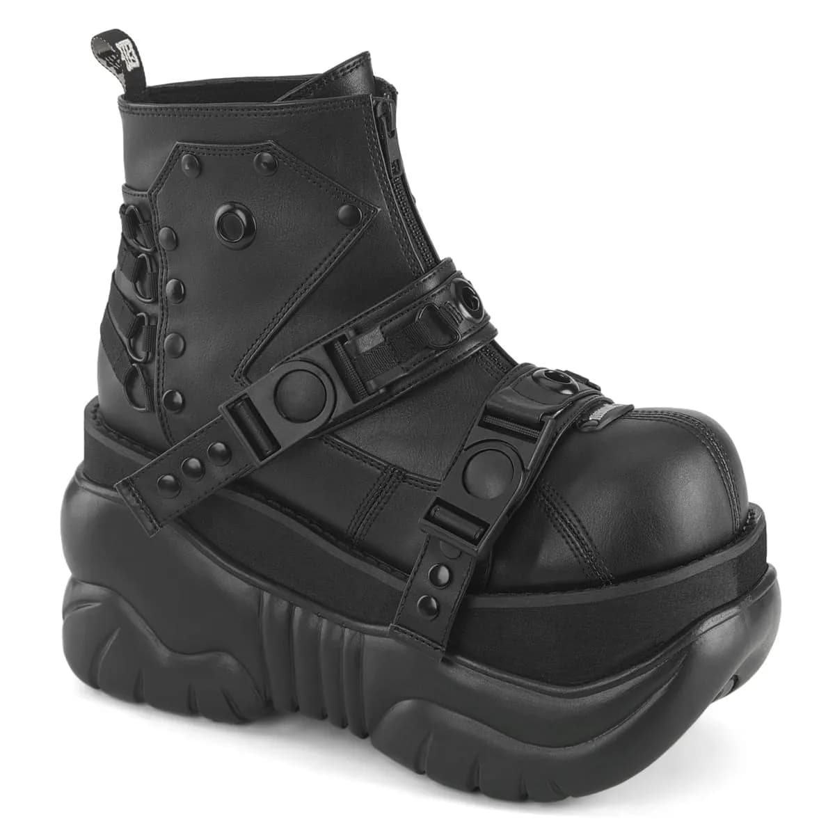 DemoniaCult BOXER-60 Unisex Stiefelette Schwarz  EU 42