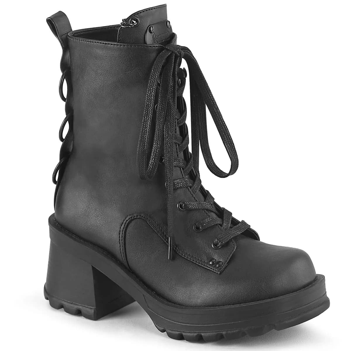 DemoniaCult BRATTY-50 Damen Stiefelette Schwarz  EU 39