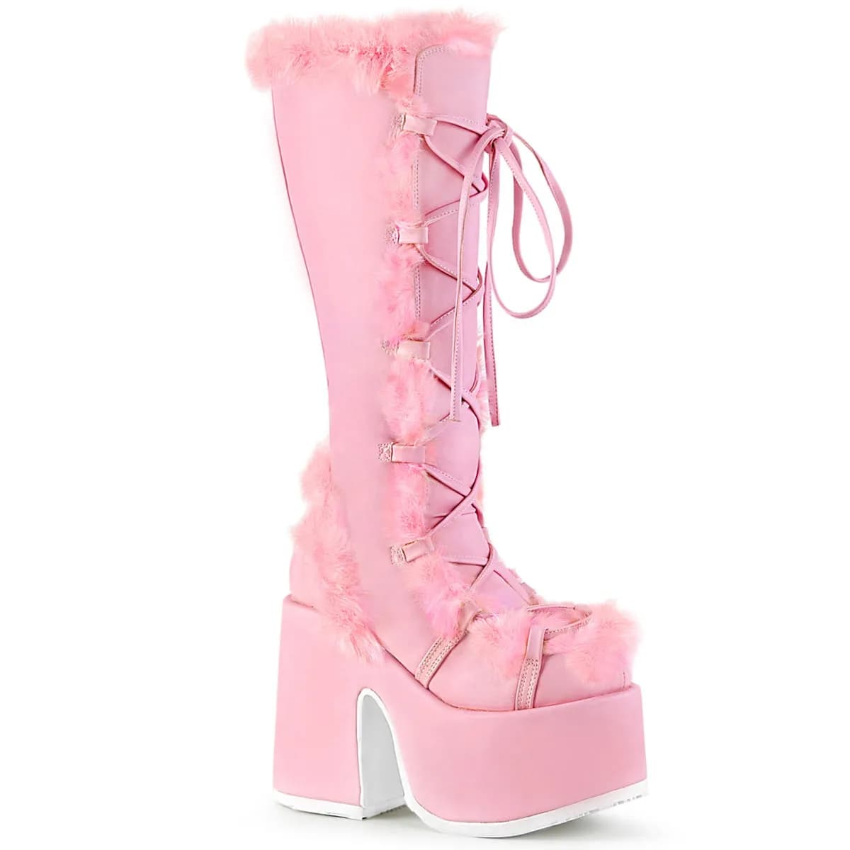 DemoniaCult CAMEL-311 Damen Stiefel Rosa  EU 37