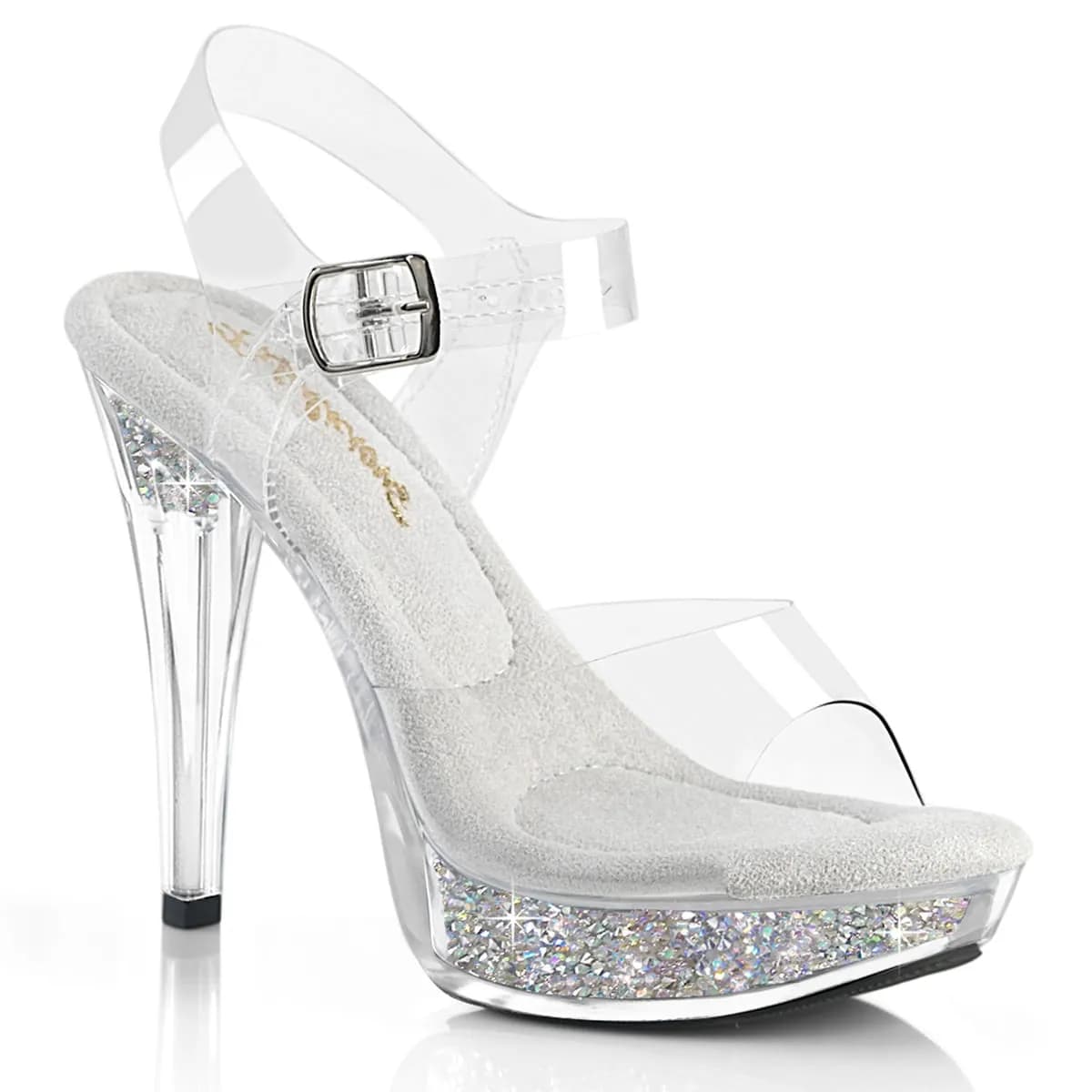 Fabulicious COCKTAIL-508RSI Damen Sandale Transparent  EU 38