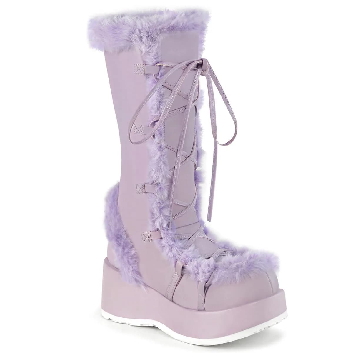 DemoniaCult CUBBY-311 Damen Stiefel Lila  EU 40