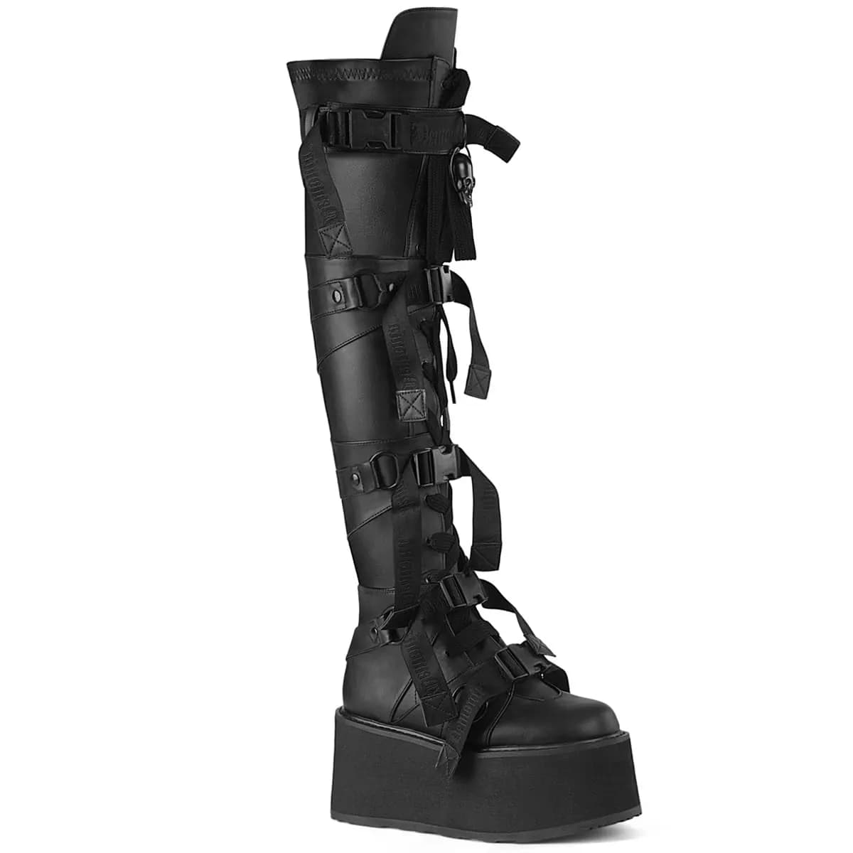 DemoniaCult DAMNED-325 Damen Stiefel Schwarz  EU 38