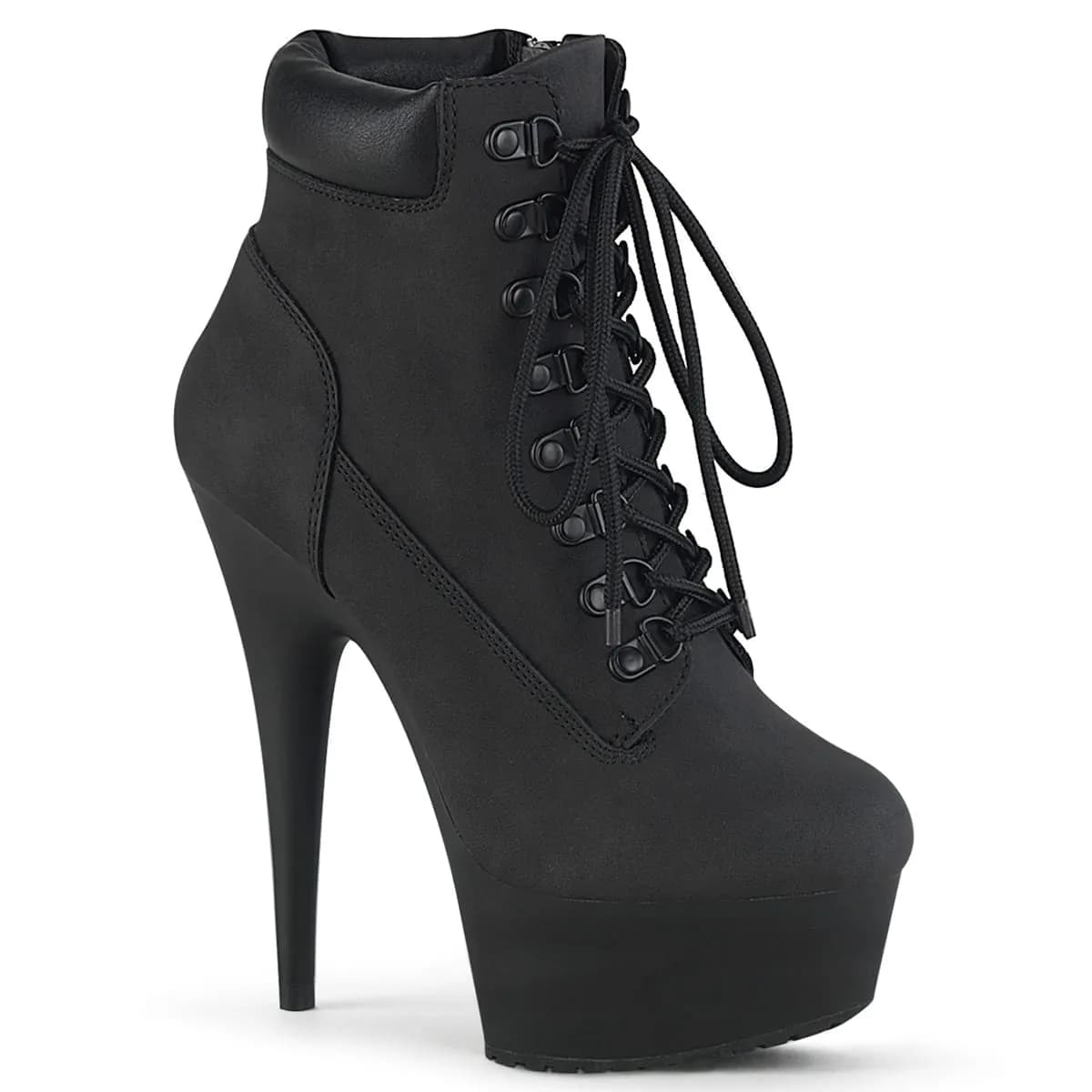 Pleaser DELIGHT-600TL-02 Damen Stiefelette Schwarz  EU 41