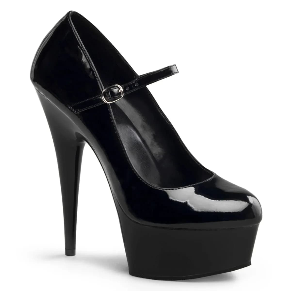 Pleaser DELIGHT-687 Damen Pumps Schwarz  EU 39