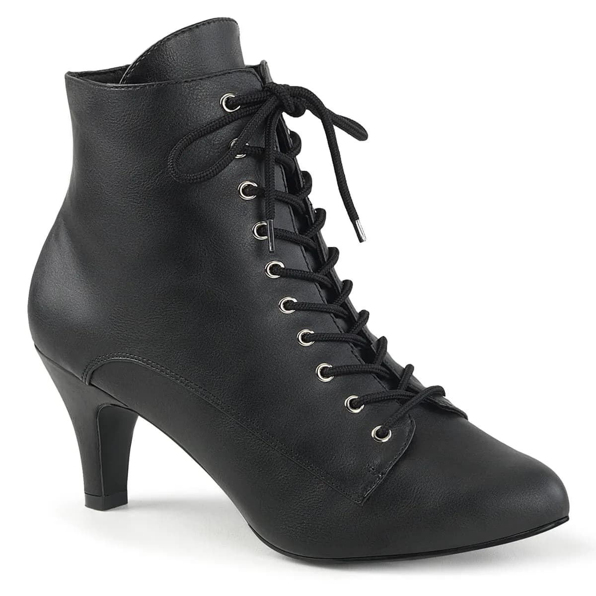 Pleaser Pink Label DIVINE-1020 Damen Stiefelette Schwarz  EU 42
