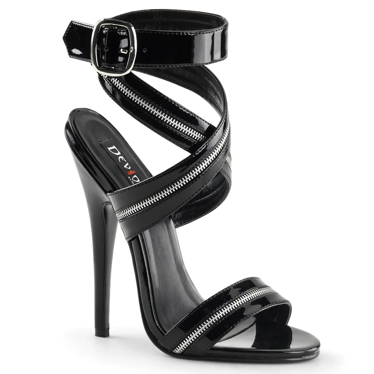 Devious DOMINA-119 Damen Sandale Schwarz  EU 38