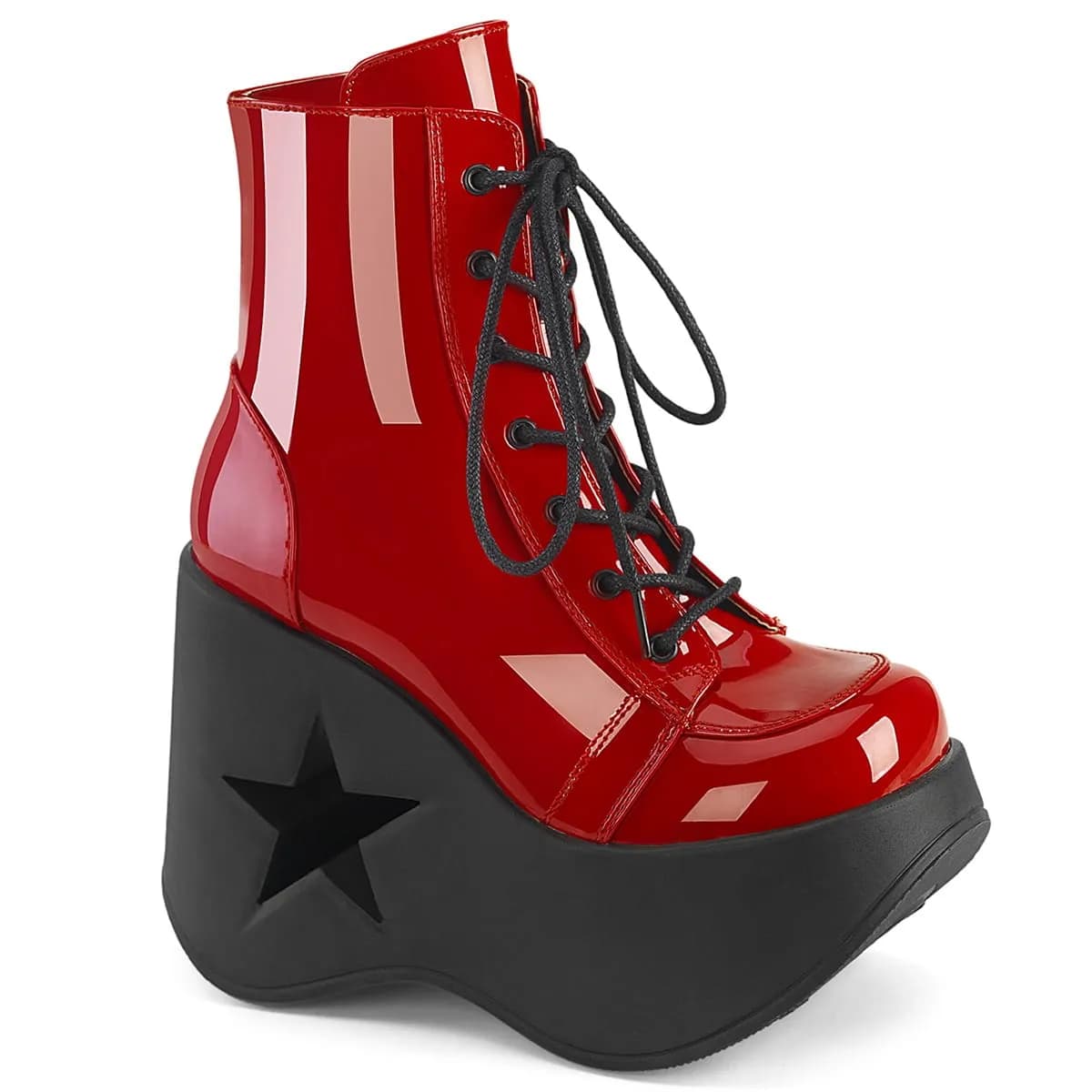 DemoniaCult DYNAMITE-106 Damen Stiefelette Rot  EU 36