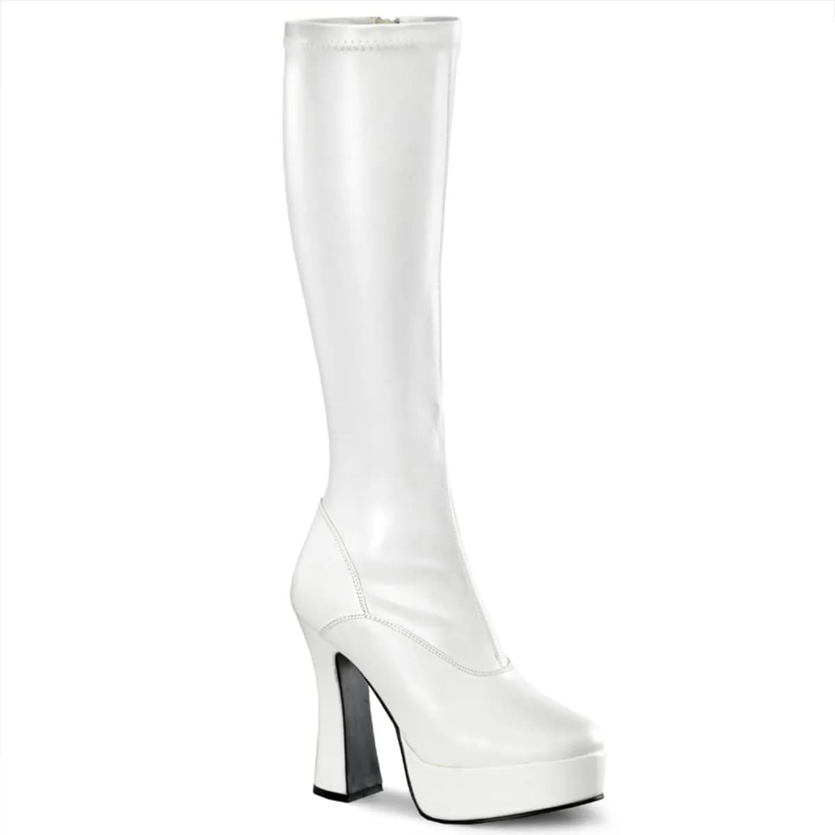 Pleaser ELECTRA-2000Z Damen Stiefel Weiß  EU 43