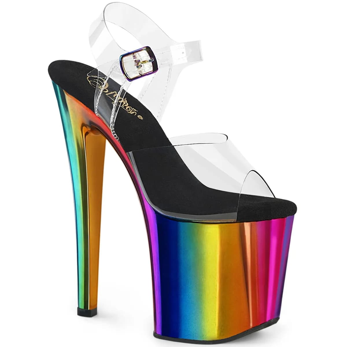 Pleaser ENCHANT-708RC Damen Sandale Transparent  EU 38