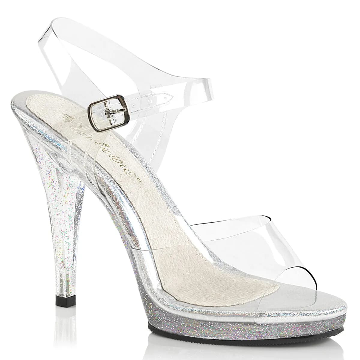 Fabulicious FLAIR-408MG Damen Sandale Transparent  EU 36