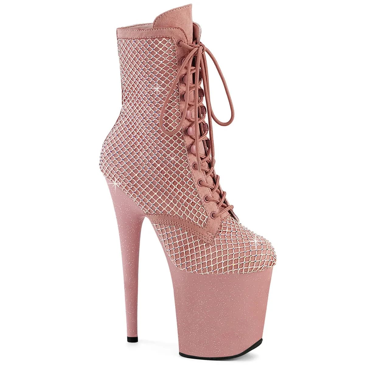 Pleaser FLAMINGO-1020RM Damen Stiefelette Rosa  EU 36