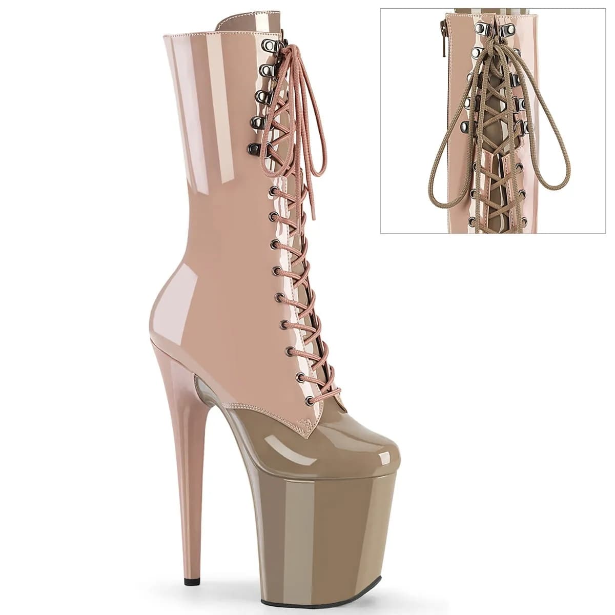 Pleaser FLAMINGO-1054DC Damen Stiefel Pink  EU 38