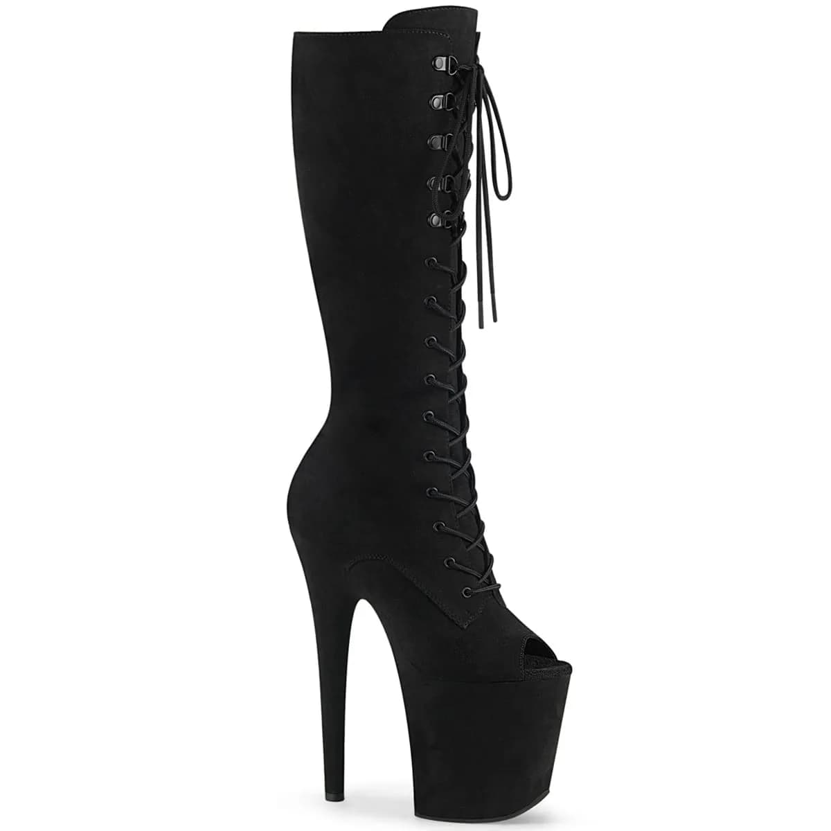 Pleaser FLAMINGO-2051FS Damen Stiefel Schwarz  EU 39