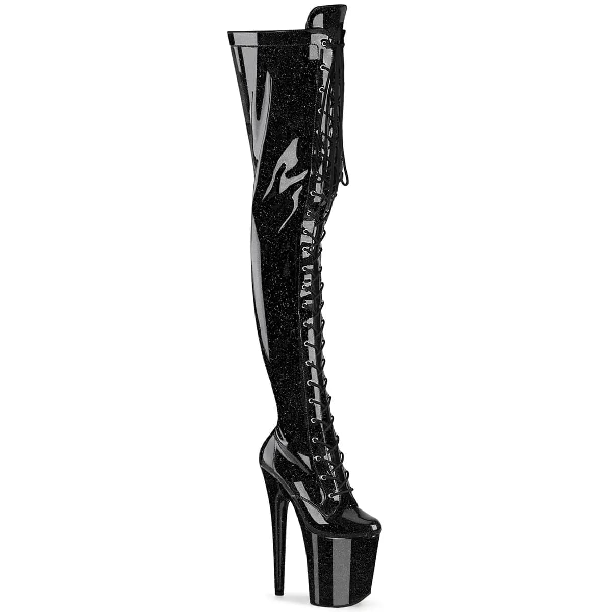 Pleaser FLAMINGO-3020GP Damen Stiefel Schwarz  EU 37