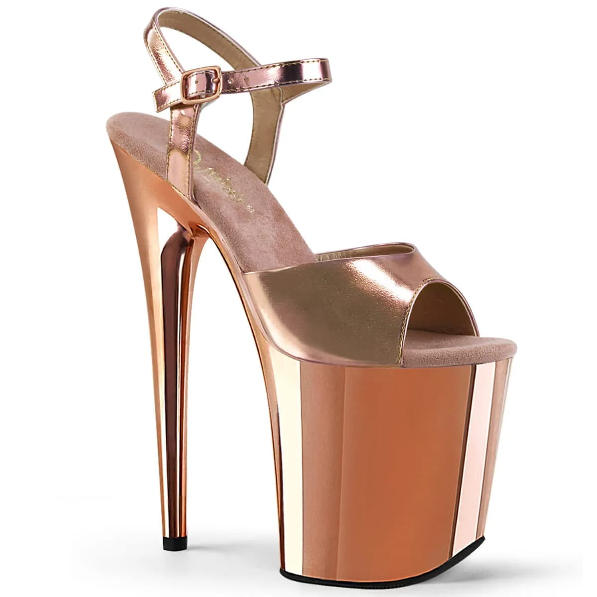 Pleaser FLAMINGO-809 Damen Sandale Roségold  EU 41