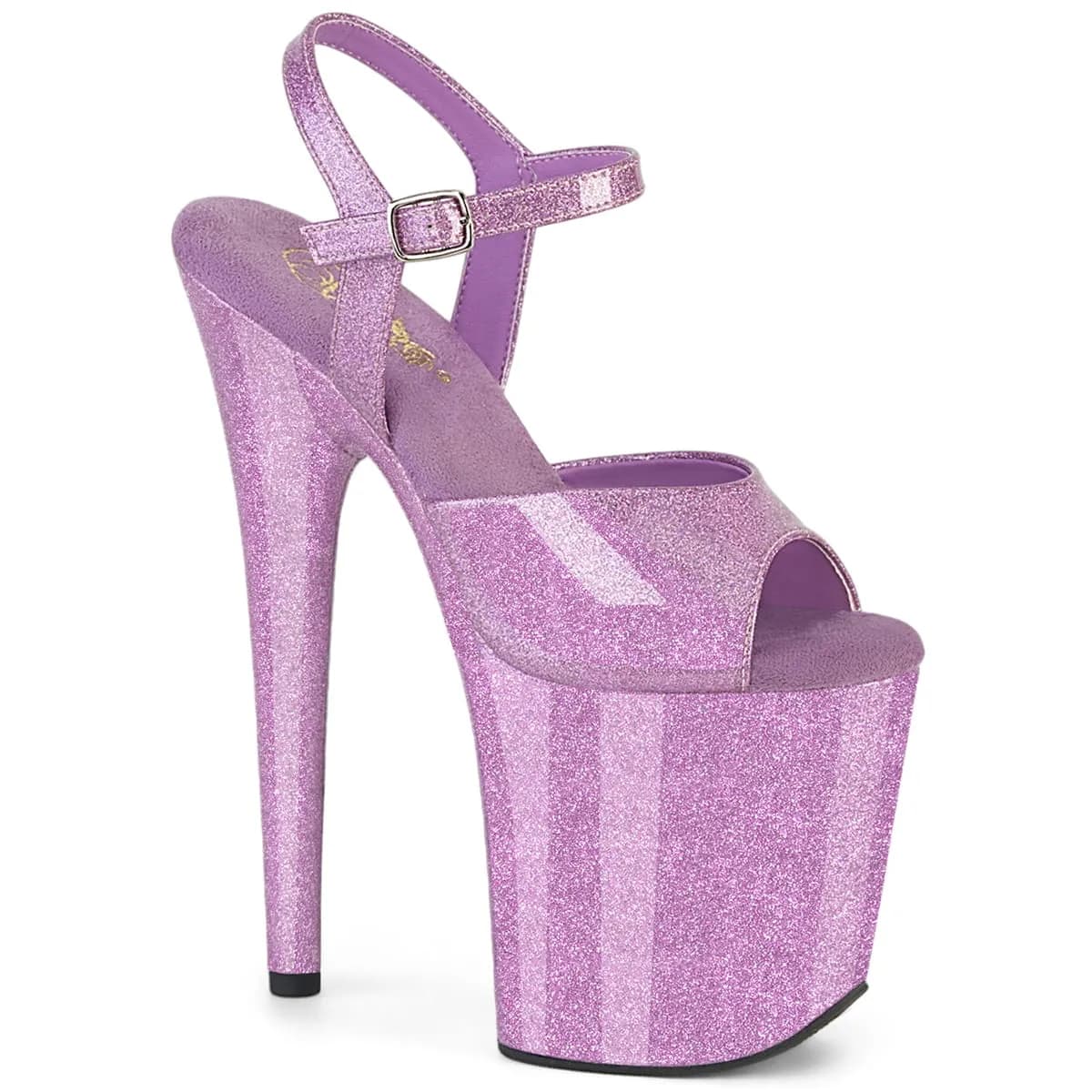 Pleaser FLAMINGO-809GP Damen Sandale Flieder Lack EU 43