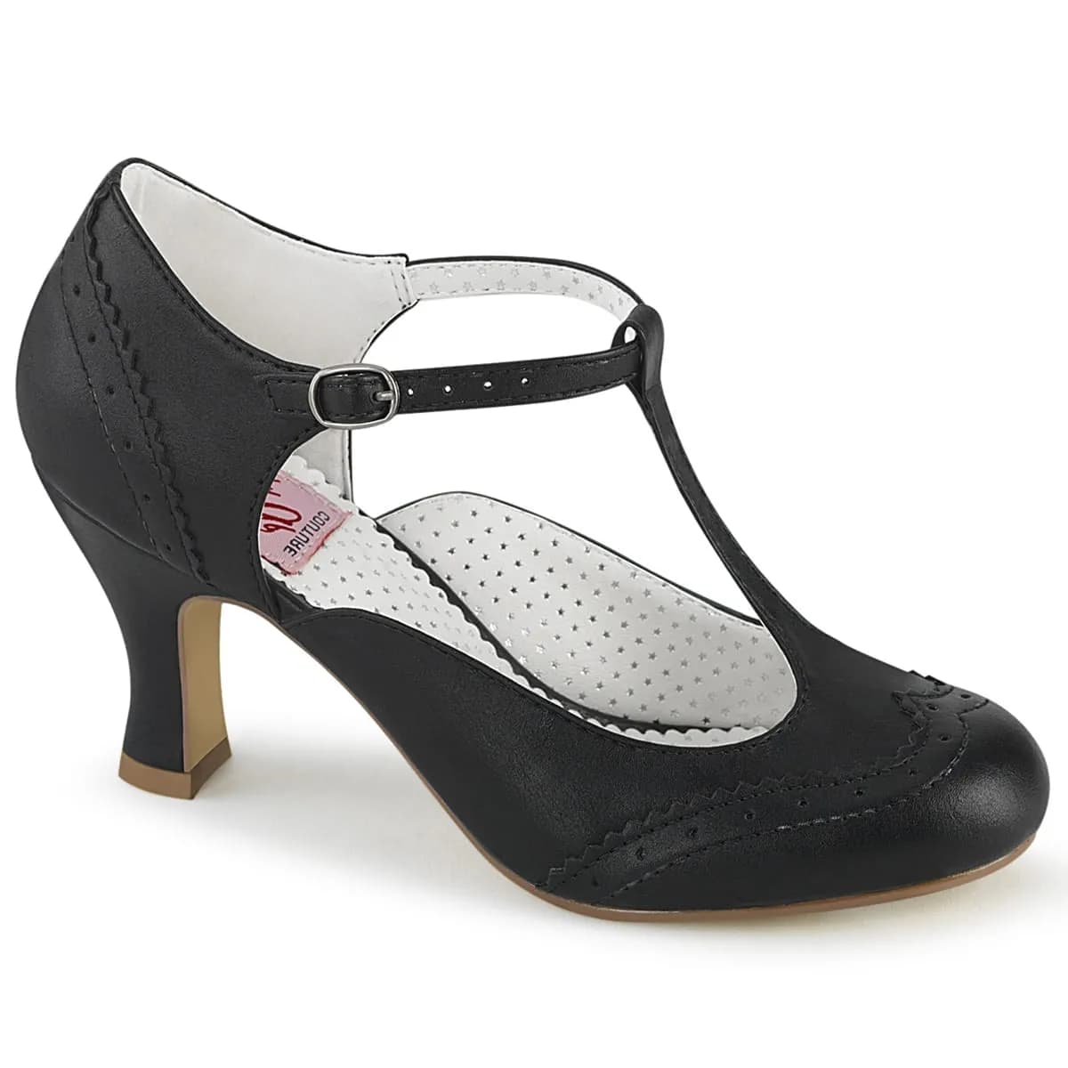 Pin Up Couture FLAPPER-26 Damen Pumps Schwarz  EU 40