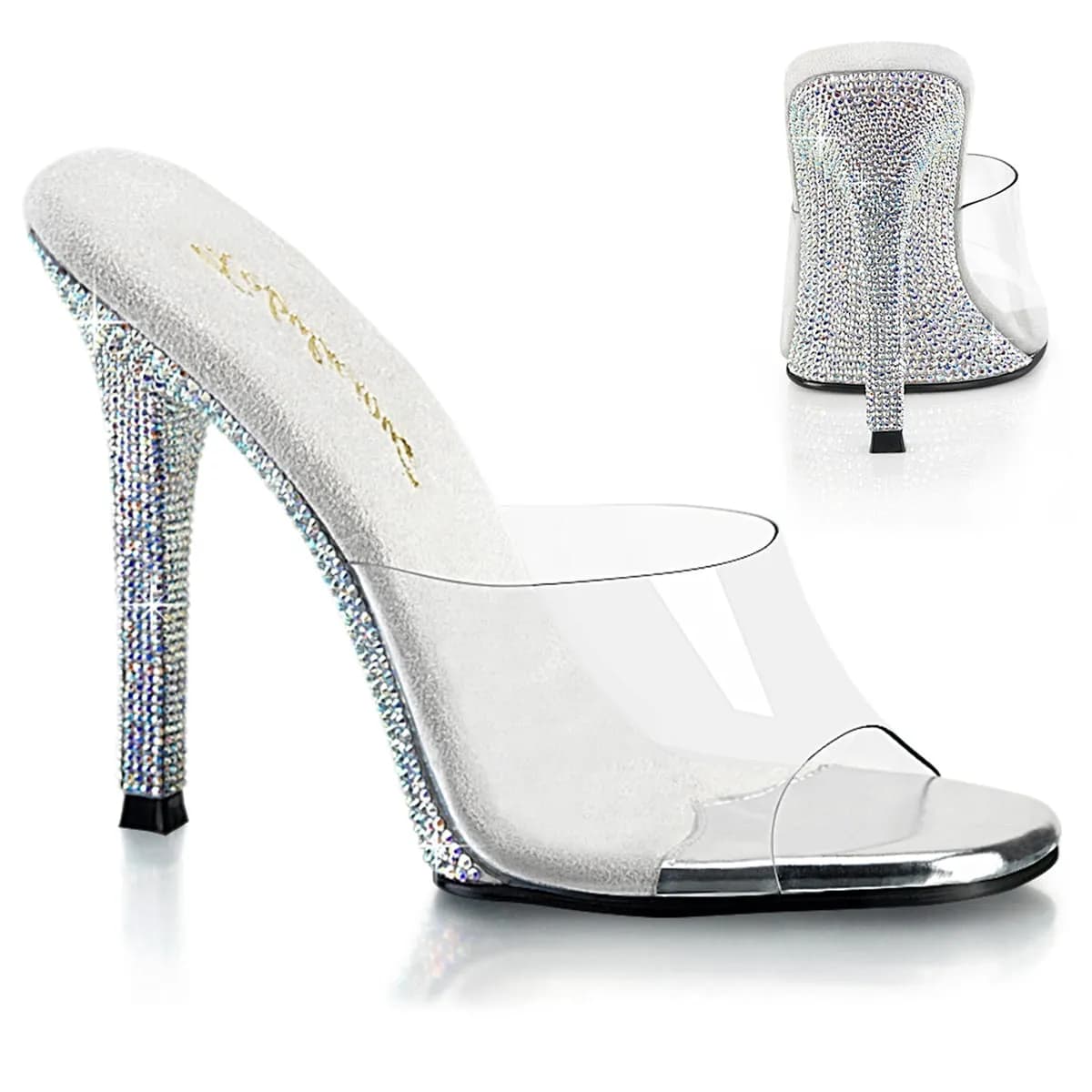 Fabulicious GALA-01DM Damen Slipper Transparent  EU 37