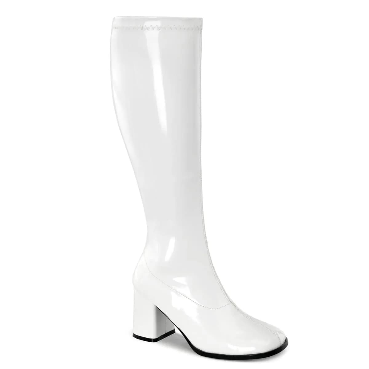Funtasma GOGO-300WC Damen Stiefel Weiß Lack EU 45
