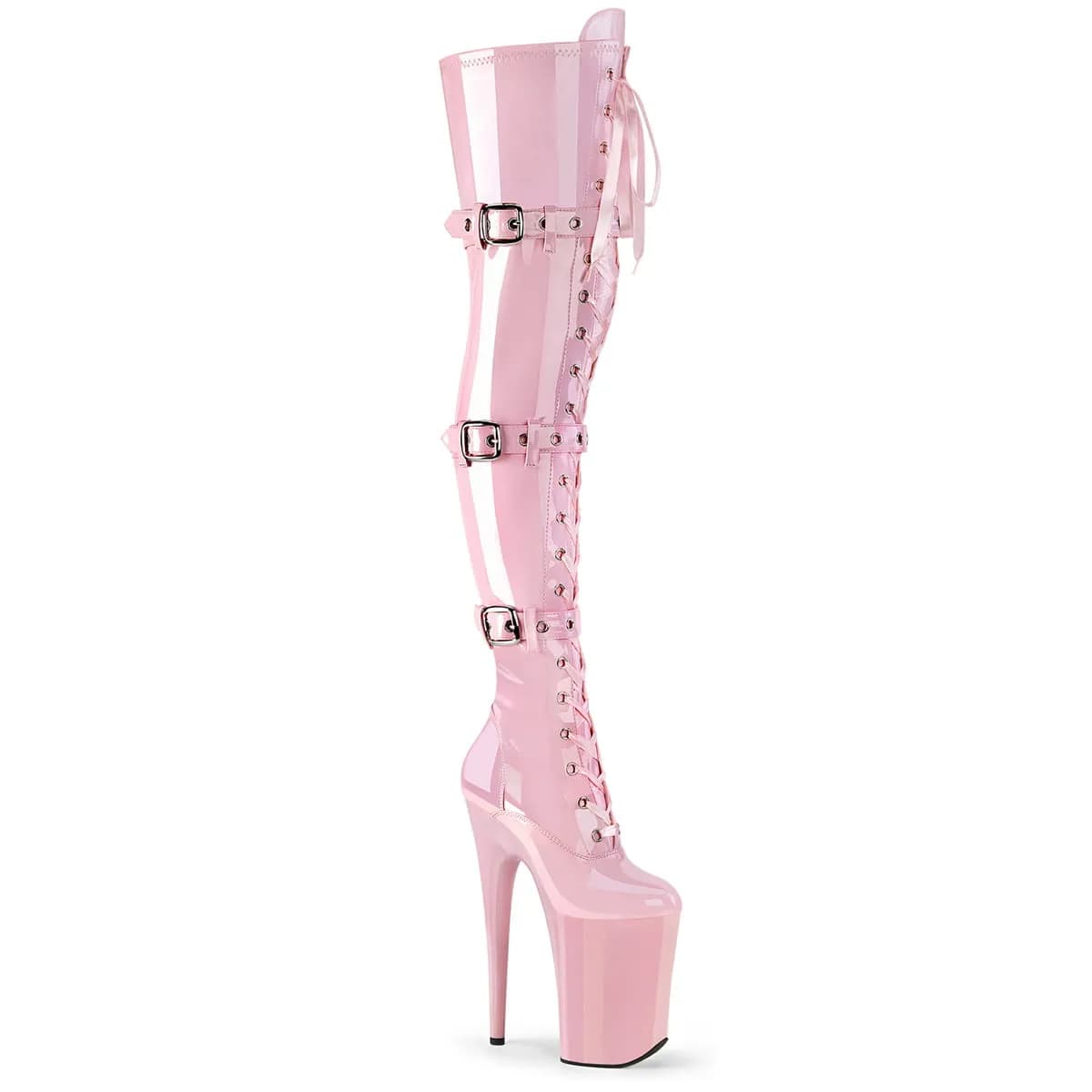 Pleaser INFINITY-3028 Damen Stiefel Rosa  EU 39