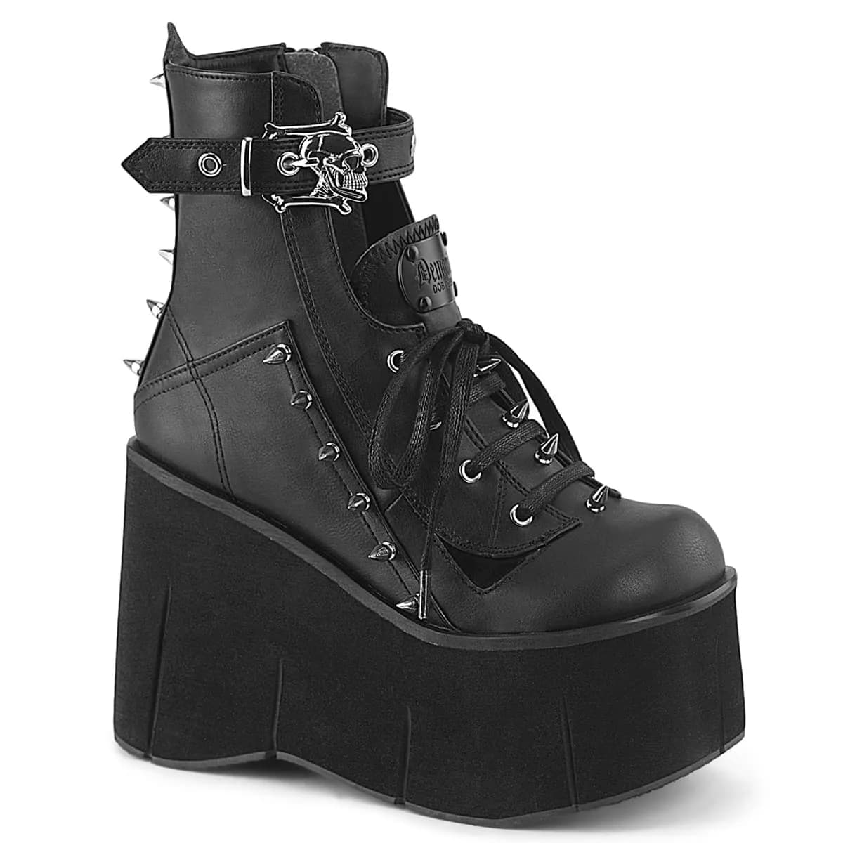 DemoniaCult KERA-150 Damen Stiefelette Schwarz  EU 37