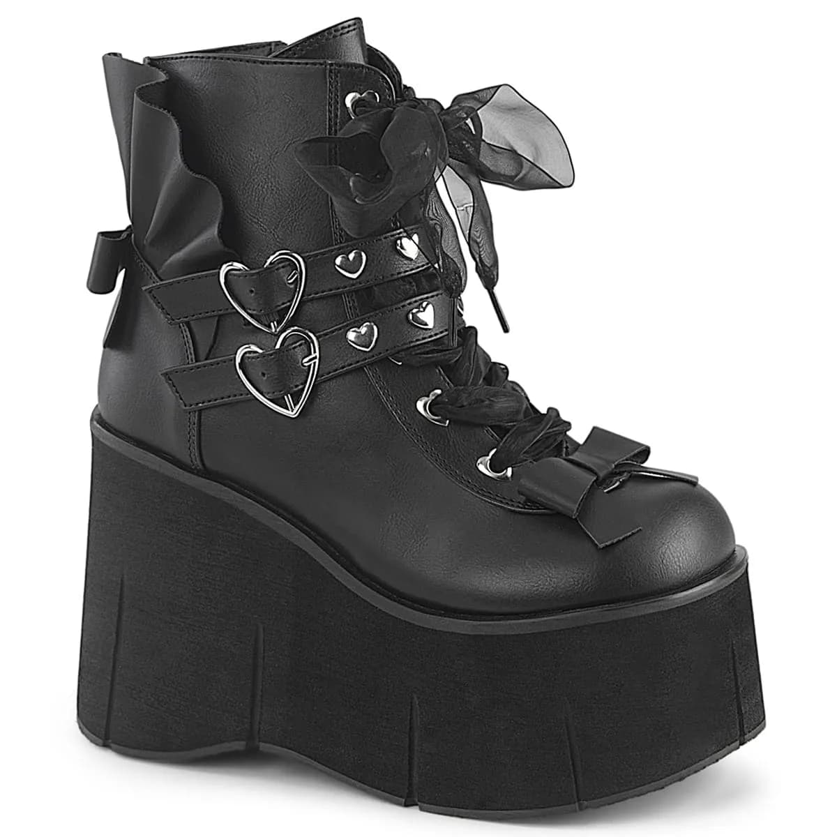 DemoniaCult KERA-55 Damen Stiefelette Schwarz  EU 35